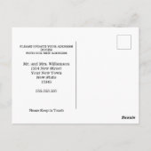 ウッドニューホームスイートホーム|モービングアナウンスメント ポストカード (裏面)