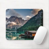 ウッドハウス湖の真ん中に山を見下ろす マウスパッド (マウス)