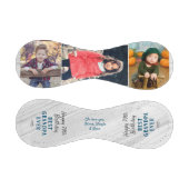 ウッドハッピーバースデーグランパ3フォトコラージュ 野球ボール (パネル)