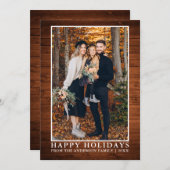 ウッドハッ素朴プホリデーズ写真 シーズンカード (正面/裏面)