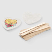 ウッドハートとバラカントリーラブ ハンドファン (組立なし)