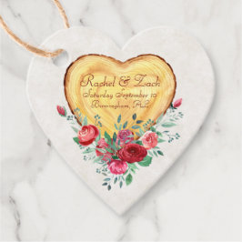 ウッドハートとバラカントリーラブ フェイバータグ