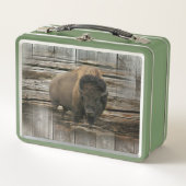 ウッドバイソン メタルランチボックス (正面)