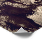 ウッドバッファロ素朴フォトワイルドウェスタン ポスター (角)