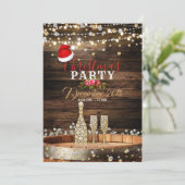 ウッドバレル素朴ライツシャンパンクリスマス 招待状 (スタンド正面)