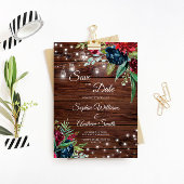 ウッドバー素朴ガンディフローラライト日付を保存 セーブザデート