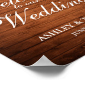 ウッドバー素朴グンディフローララ結婚イツへようこそ ポスター (角)