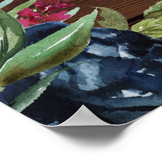 ウッドバー素朴グンディフローララ結婚イツへようこそ ポスター (角)