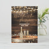 ウッドバ素朴レルライトシャンパンイブ 招待状 (スタンド正面)