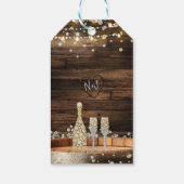 ウッドバ素朴レルライトシャンパーニュモダンー ギフトタグ (裏面)