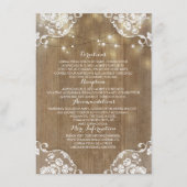 ウッドバ素朴ンストリングラ結婚イトの情報 エンクロージャーカード (正面)