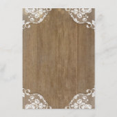 ウッドバ素朴ンストリングラ結婚イトの情報 エンクロージャーカード (裏面)