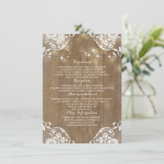 ウッドバ素朴ンストリングラ結婚イトの情報 エンクロージャーカード (スタンド正面)