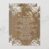 ウッドバ素朴ンストリングラ結婚イトの情報 エンクロージャーカード (正面/裏面)