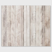 ウッドバ素朴ンボードファームハウスウッドランド結婚ズ ラッピングペーパー (フラット)