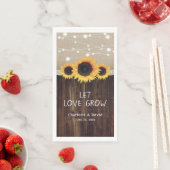 ウッドバ素朴ーラップレースサンフラワー結婚ズ (インサイチュ)