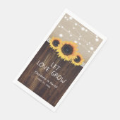 ウッドバ素朴ーラップレースサンフラワー結婚ズ (コーナー)