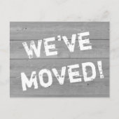 ウッドパネル動揺してポストカードの移動 案内ポストカード (正面)