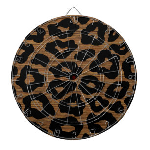 ウッドヒョウ印刷 ダーツボード