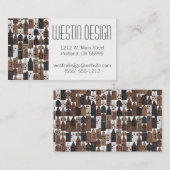 ウッドビレッジデザイン名刺 名刺 (正面/裏面)