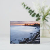 ウッドビンビーチトロントオンタリオカナダアットサンライズ ポストカード (スタンド正面)