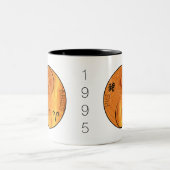 ウッドピグ1935 1995ファイアリー〔占星術の〕十二宮図誕生日マグカップ ツートーンマグカップ (中央)