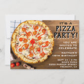 ウッドピ素朴ザバースデーパーティー 招待状 (正面)