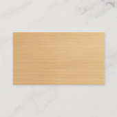 ウッドピ素朴ンクフローラバタフライ結婚ズテーブル プレイスカード (裏面)