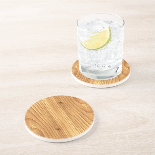 ウッドファブ素朴ーの驚異的な価値 コースター (側面)