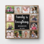 ウッドファミリー素朴は全て12フォトコラージュ フォトプラーク (正面)