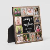 ウッドファミリー素朴は全て12フォトコラージュ フォトプラーク (正面)