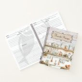 ウッドファームハウス素朴キッチンファミリーレシピブック ノートブック (内部)