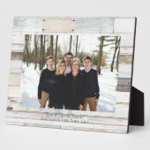 ウッドファームハパーソナライズされたウス名写真8x10プラーク フォトプラーク (側面)