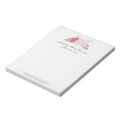 ウッドファームハ素朴ウスフローラバラブティックレター ノートパッド (回転)