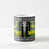 ウッドフェアリーのホラ間抜け- transl.ドイツ語 モーフィングマグカップ (中央)