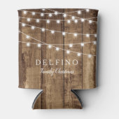 ウッドフェアリー素朴ライトカスタムホリデーパーティービール 缶クーラー (正面)