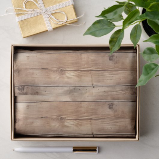 ウッドフェイクウエスタンカウボーイ女性のカーボーイ誕生日 薄葉紙 (ギフト)