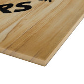 ウッドフェイクママはワードアートキッチンが大好き カッティングボード (角)