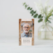 ウッドフォトメモリアル祈りの言葉カード コーリングカード (スタンド正面)