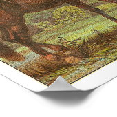 ウッドフォー恋しく思ド有名なヴィンテージアメリカンレースホース ポスター (角)