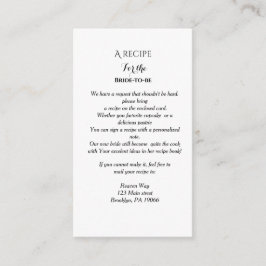 ウッドフラワーレシピのリクエスト ブライダルシャワー エンクロージャーカード