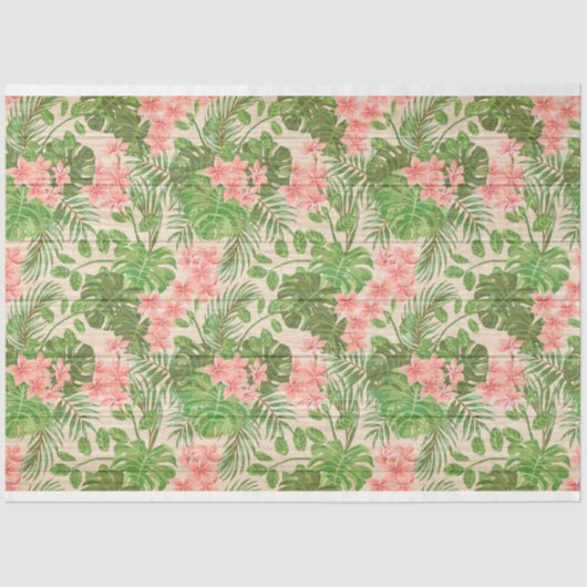 ウッドフローラモダン人気があるティッシュペーパー 薄葉紙 (正面)