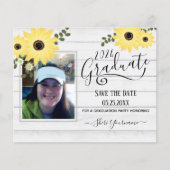 ウッドフローラ写真卒業パーティーSave the Date I (正面)