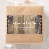 ウッドフ素朴ライシュ地方住所 シール (インサイチュ)