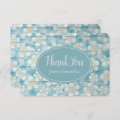 ウッドフ色彩の鮮やかェンサンキュー サンキューカード (正面/裏面)