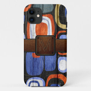 ウッドブラウンレザールック iPhone 11 ケース