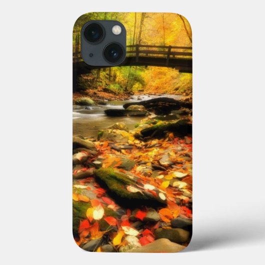 ウッドブリッジアンドクリークイン秋 Case-Mate iPhoneケース (裏面)