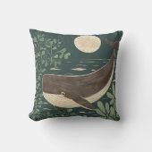 ウッドブ日本のロック鯨 クッション (正面)