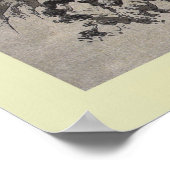 ウッドブ日本のロック ポスター (角)