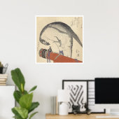 ウッドブ日本のロック ポスター (ホームオフィス)